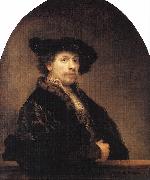 REMBRANDT Harmenszoon van Rijn Self-Portrait  stwt France oil painting artist